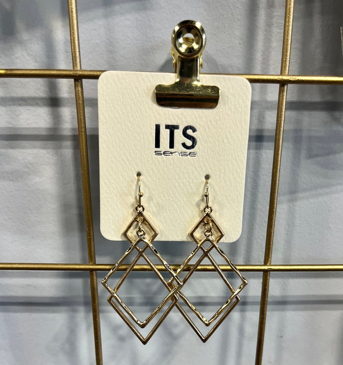Double Diamond Earrings