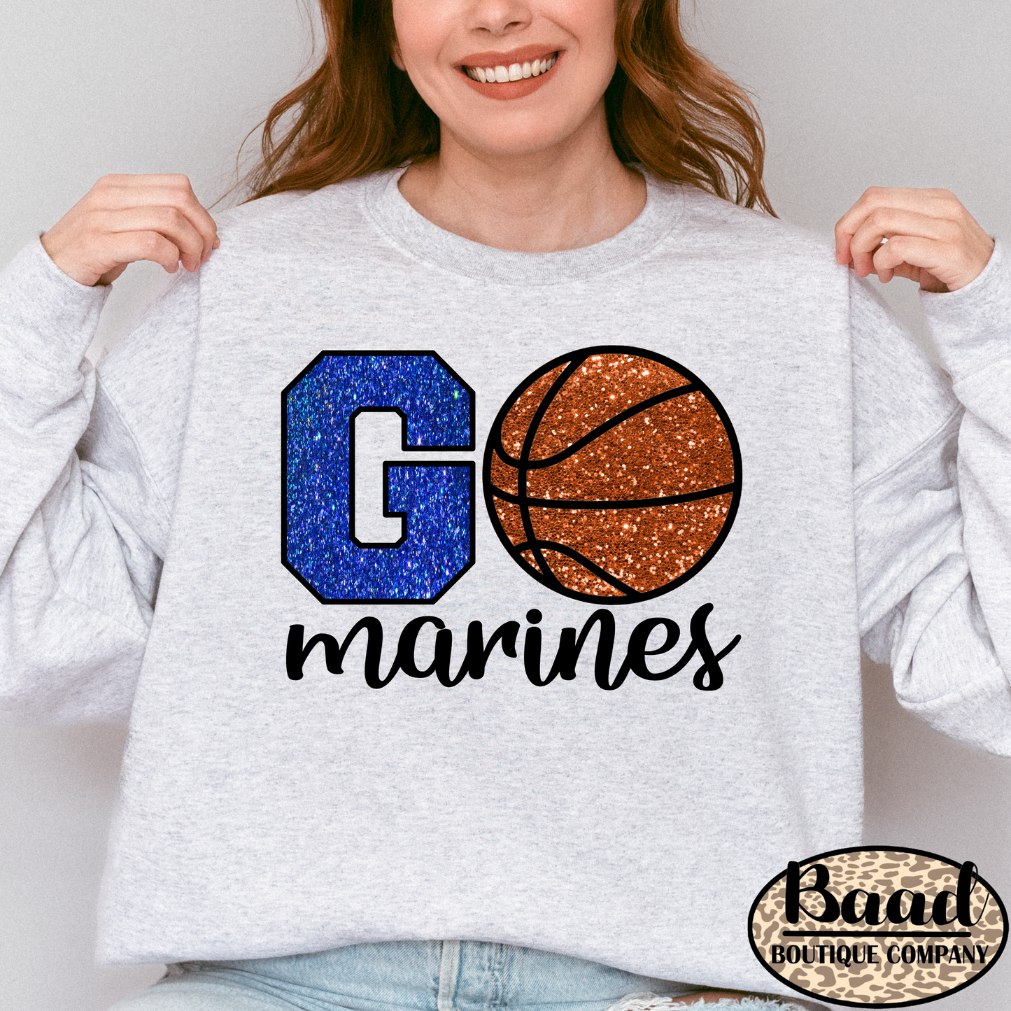 Glitter Marines Basketball-Hamilton Exclusive-Adult