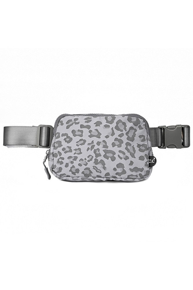C.C. Leopard Print Bum Bag