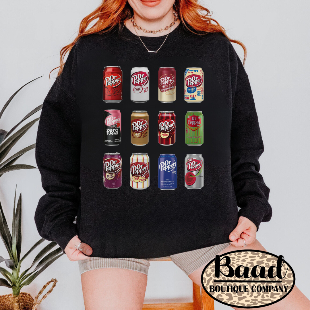 Dr Pepper Obsession Graphic Crewneck