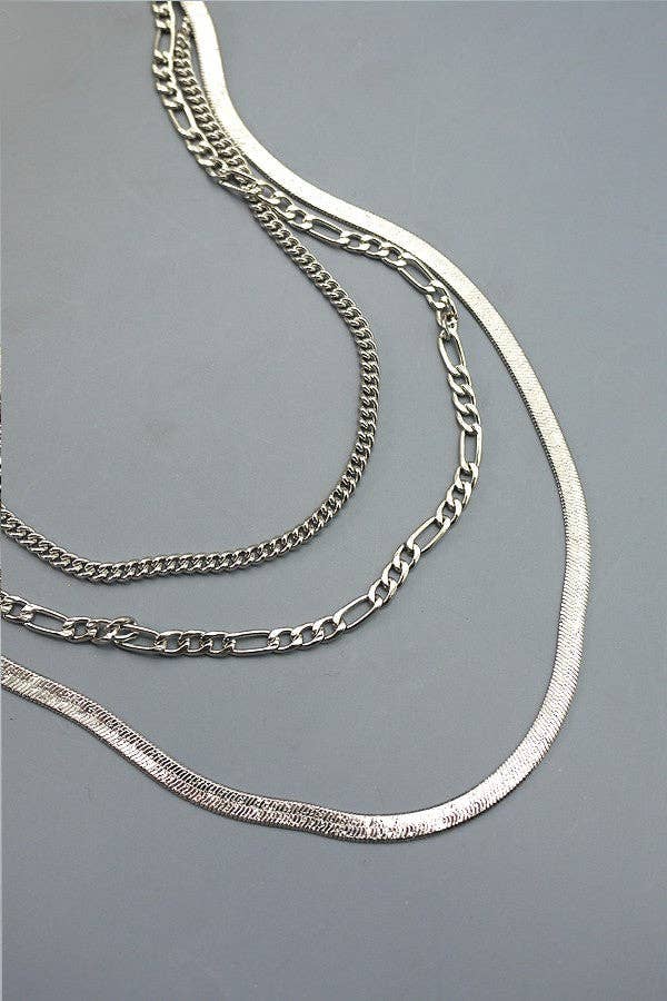 Multi Layer Snake Chain Necklace