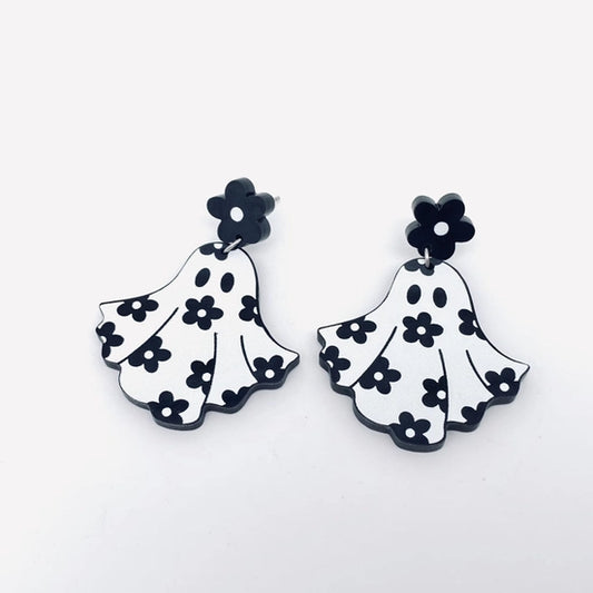 Flower Ghost Earrings