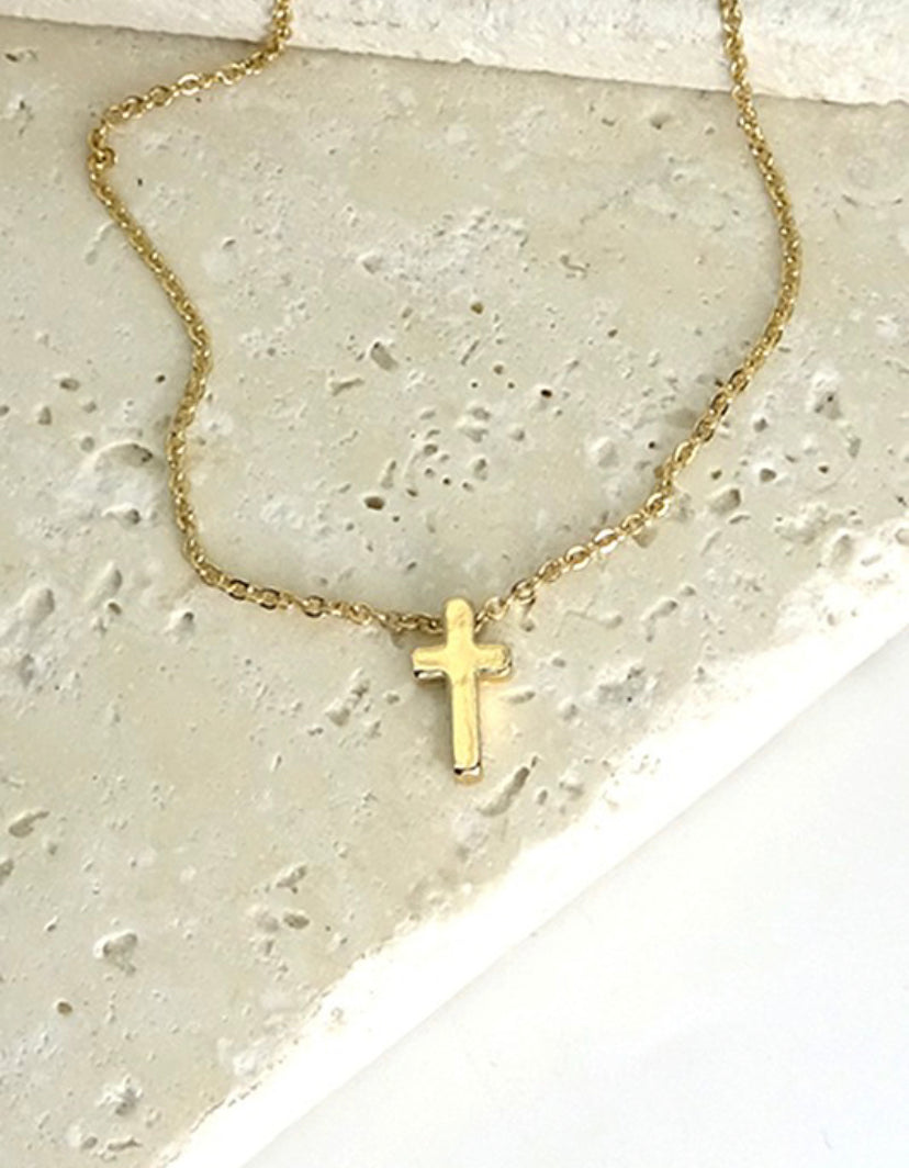Petite Cross Necklace